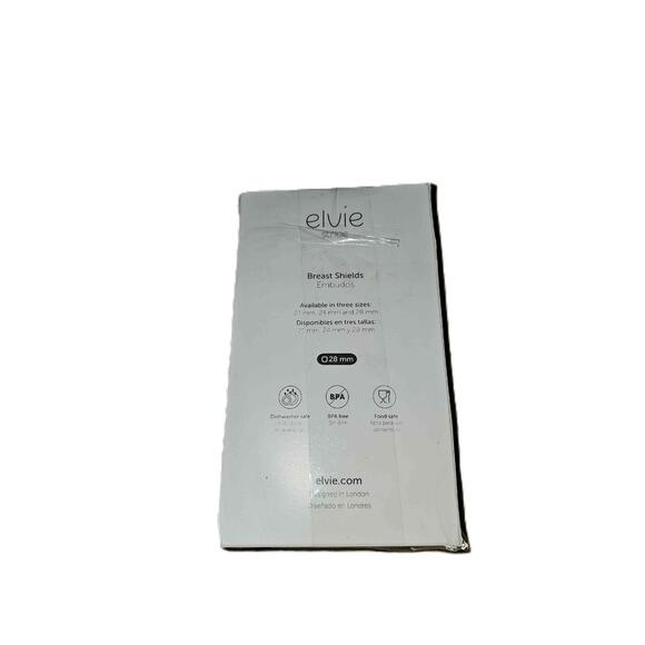NWT Elvie Silicone Leakproof Reusable BPA Free 2 Shields 21mm 28mm - Picture 3 of 8